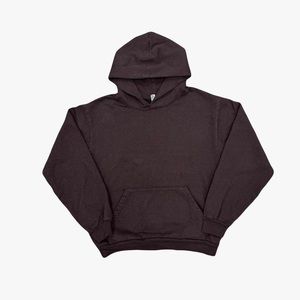 POSH29 - CHOCOLATE 14OZ. HEAVY FLEECE HOODED PULLOVER SWEATSHIRT